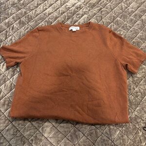 Nordstrom Brown Short Sleeve Tee